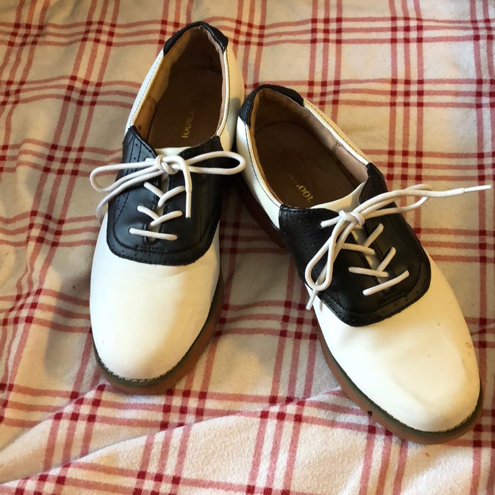 Black & White Saddle shoes